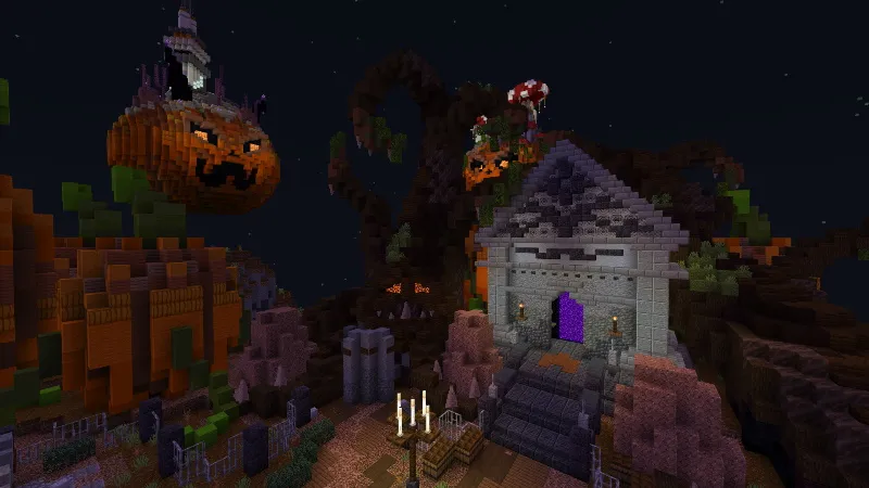 Spooky Skyblock Pumpkins