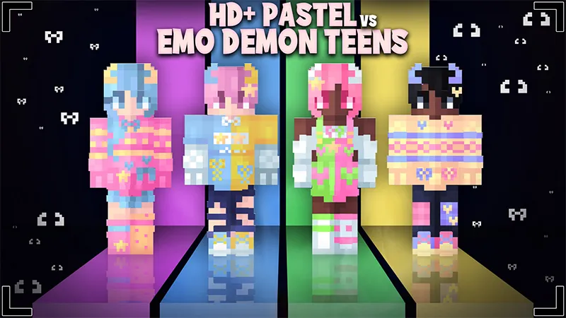 HD+ Pastel Vs Emo Demon Teens