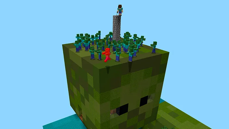 100 Days Skyblock: Zombies
