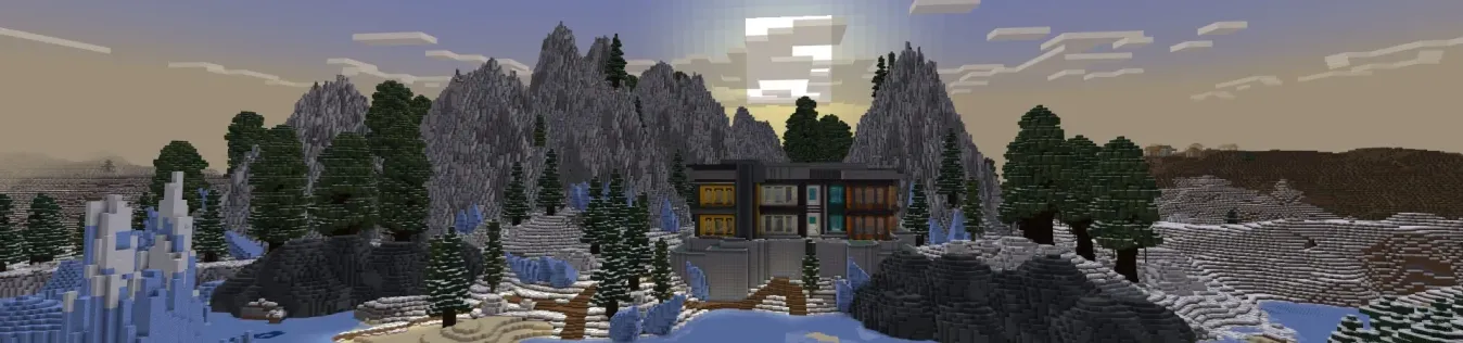 Winter Billionaire Mansion