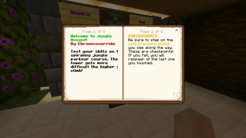 Jungle Ascent Spiral Parkour