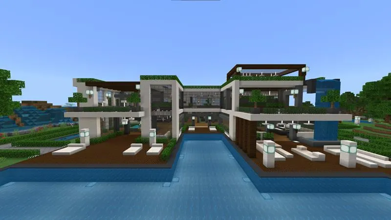 Modern Hillside Mansion