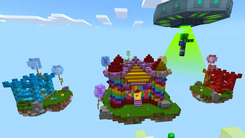 Crazy Lucky Block Bed Wars