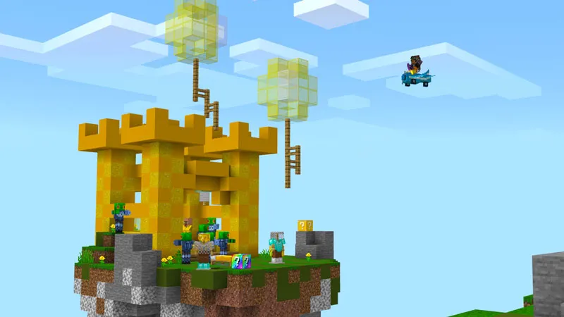 Crazy Lucky Block Bed Wars