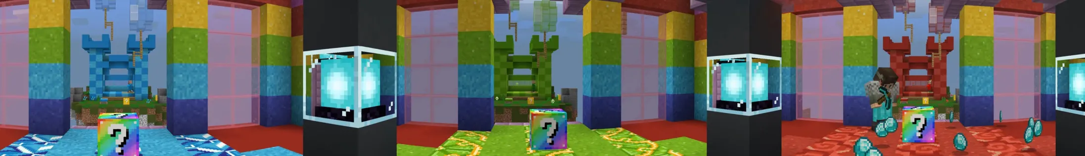 Crazy Lucky Block Bed Wars