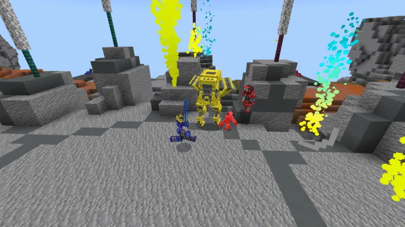 Red Vs Blue Lucky Blocks