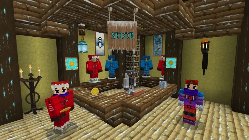 Lucky Block Parkour-WinterRush