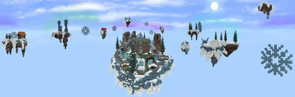 Lucky Block Parkour-WinterRush