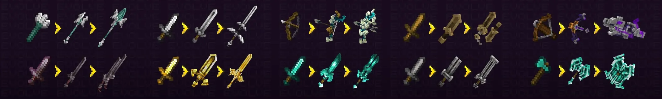 WEAPONS EVOLVE!
