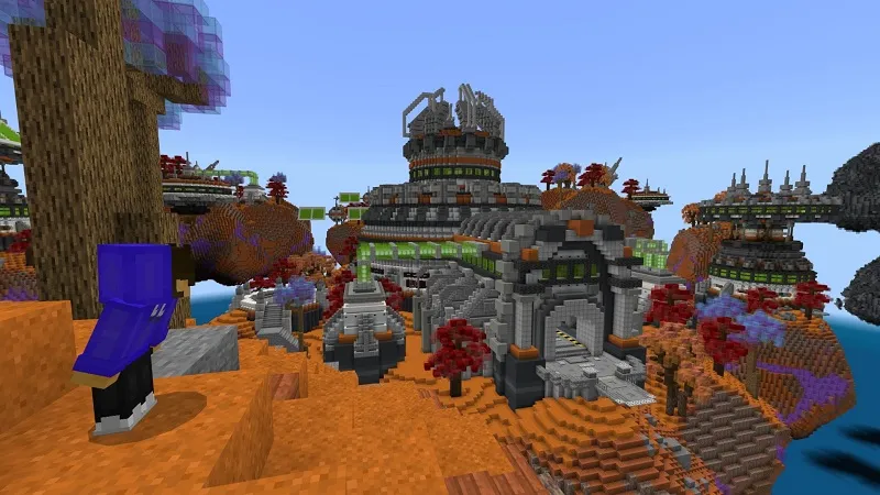 Flying Alien Base