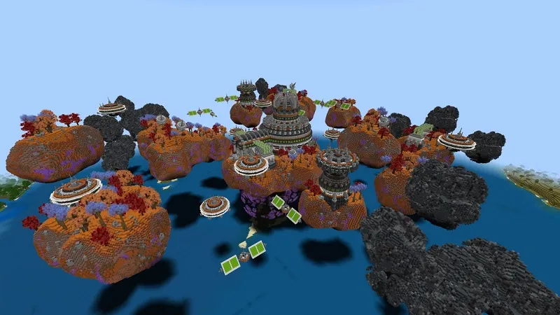 Flying Alien Base