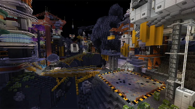 Cyberpunk Space Station