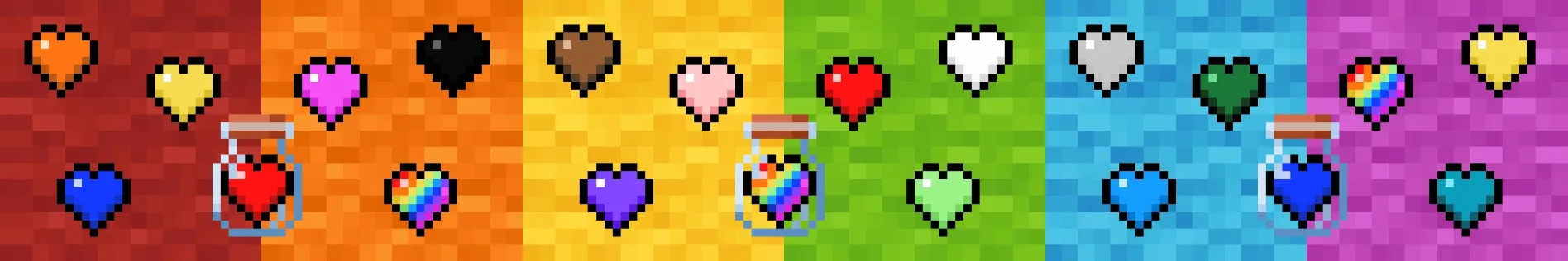 Rainbow Hearts