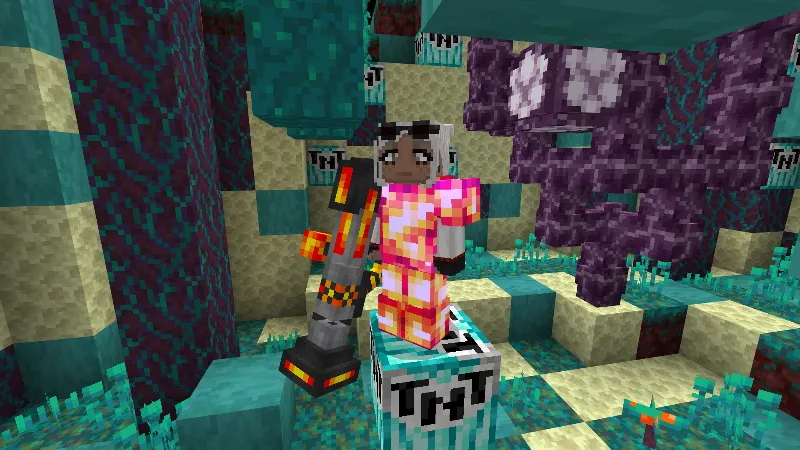 TNT Lucky Block Tower