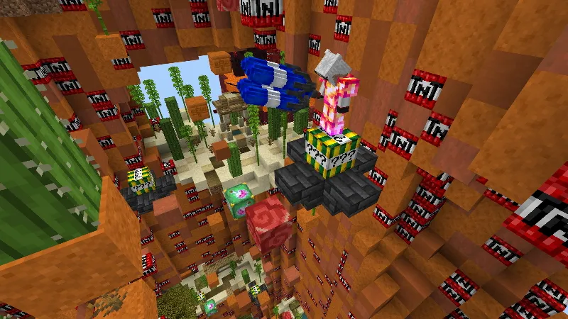 TNT Lucky Block Tower