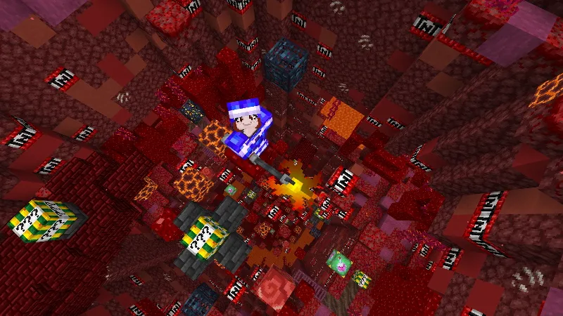 TNT Lucky Block Tower
