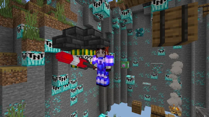 TNT Lucky Block Tower