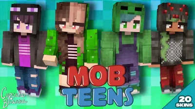 Mob Teens HD Skin Pack