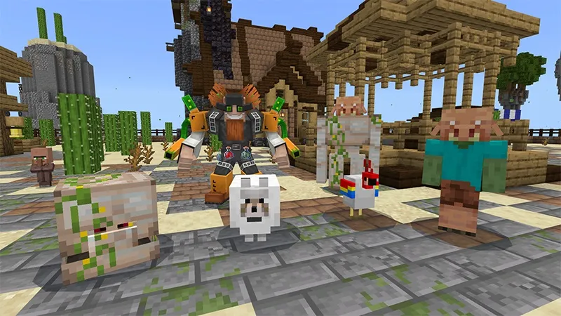 Villagers vs. Mob Fusions