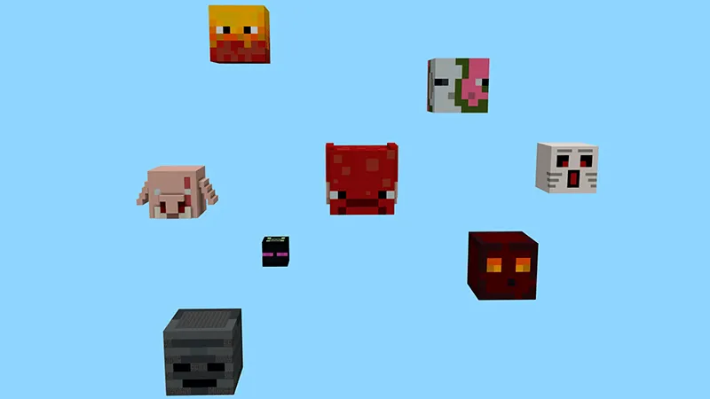 Skyblock Nether Mob Heads