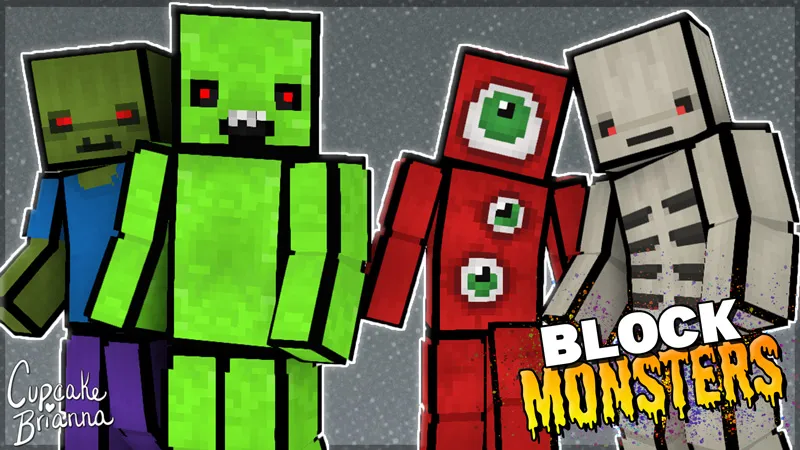 Block Monsters HD Skin Pack