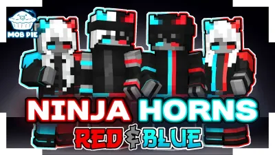 Ninja Horns: Red & Blue