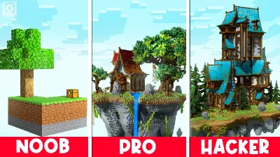 Skyblock: Noob x Pro x Hacker