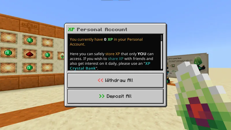 XP Crystal Bank Add-On