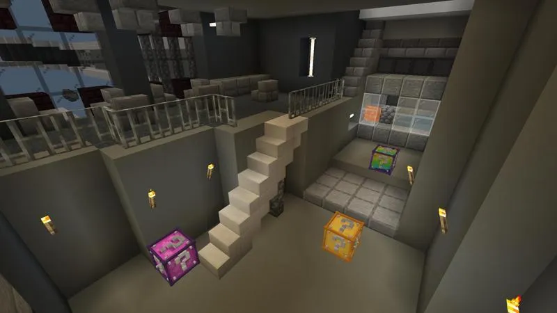 Lucky Skyblock Spaceship
