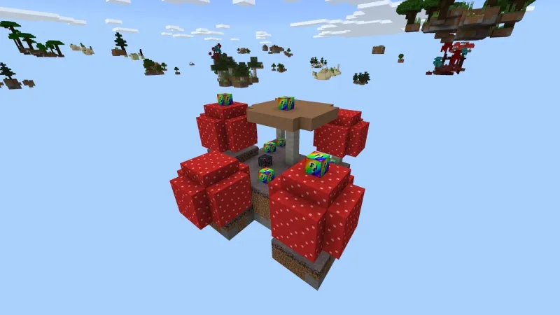 Skyblock Rainbow Lucky Blocks