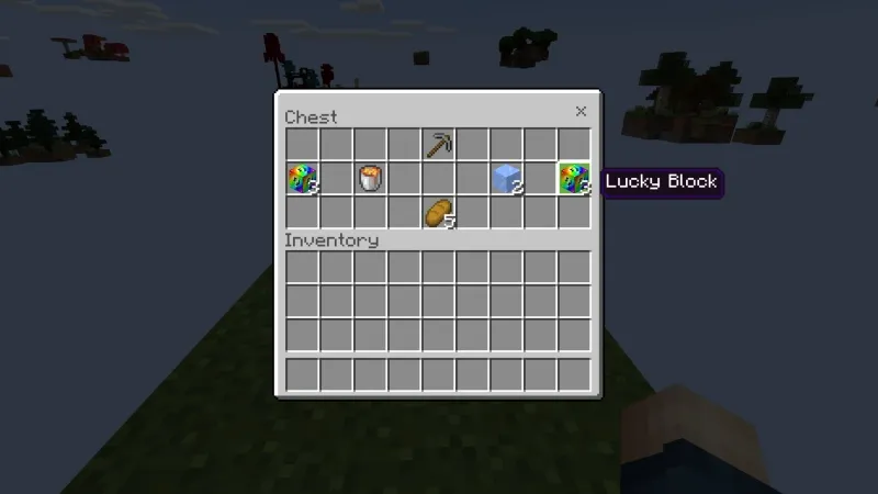 Skyblock Rainbow Lucky Blocks