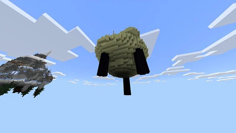 Skyblock but Upside Down