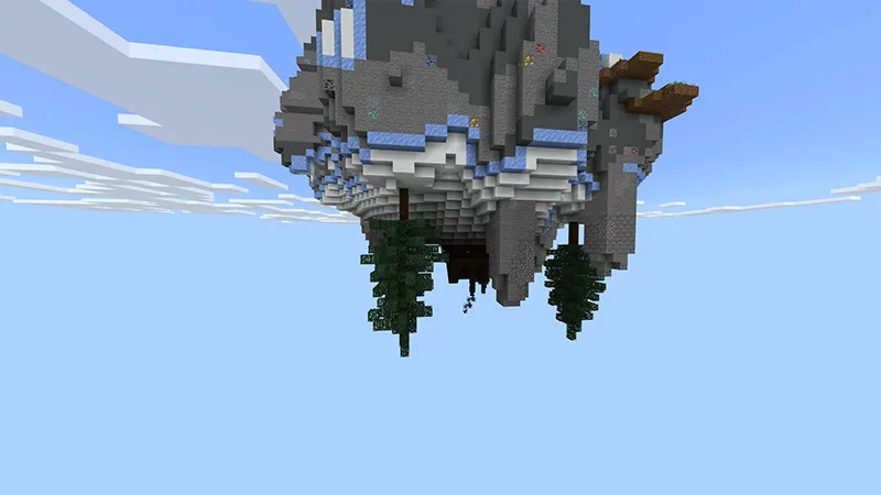 Skyblock but Upside Down