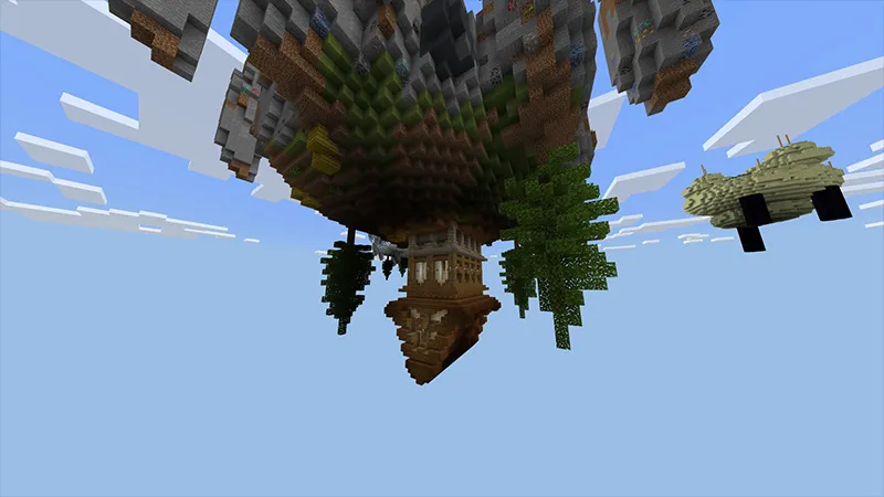 Skyblock but Upside Down