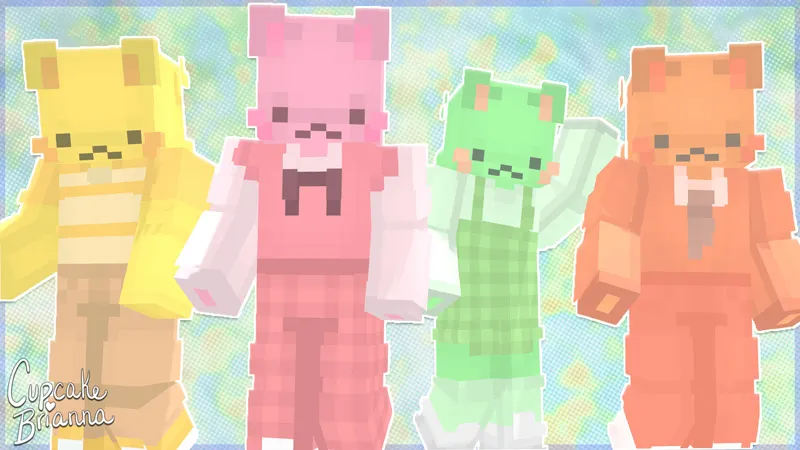 Gradient Cats Skin Pack