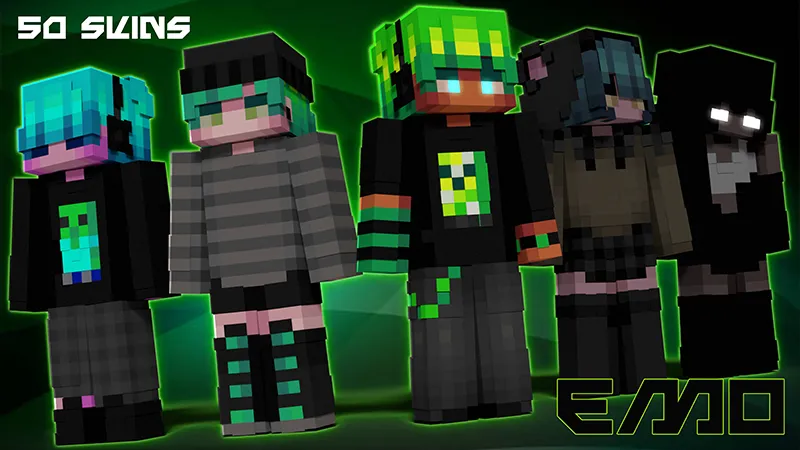 Emo 50 Skins