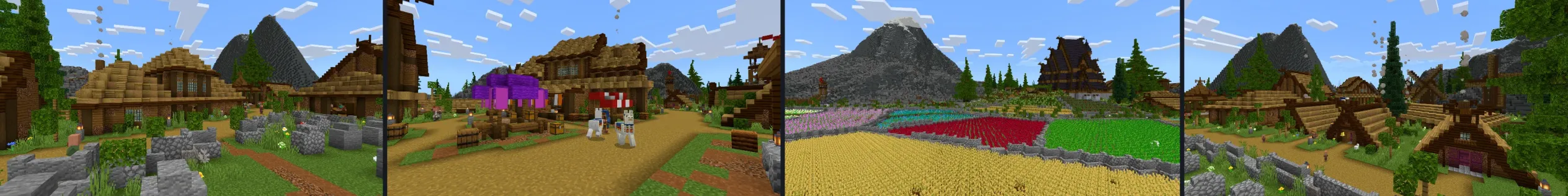 Cute Village Mountain