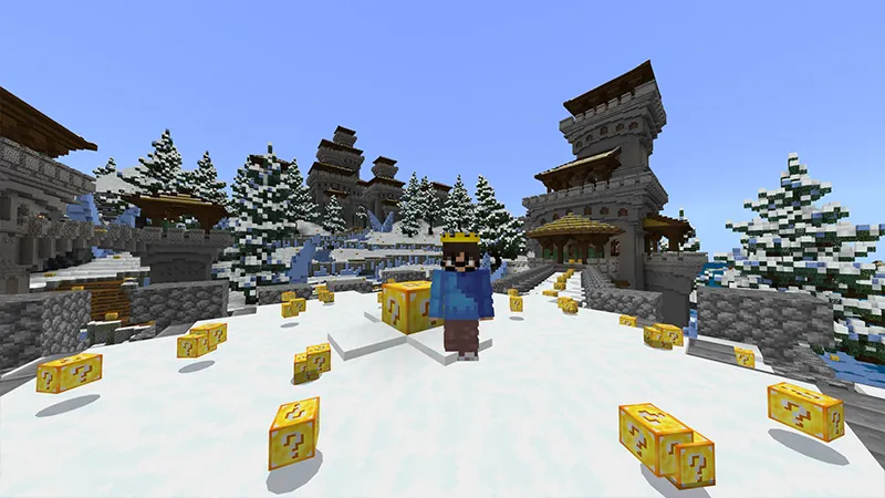 Snowy Lucky Blocks