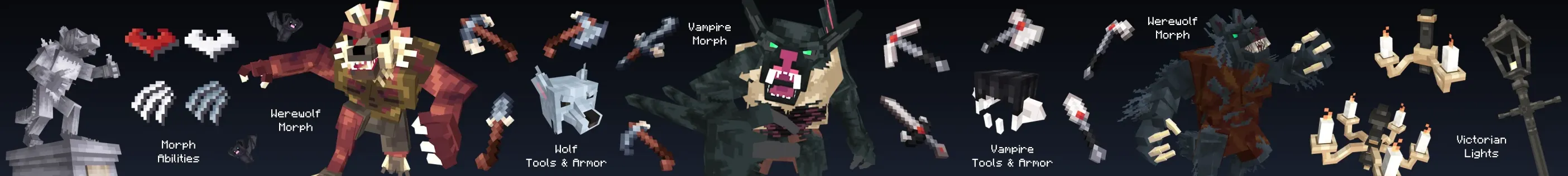 Werewolf & Vampire Morph Add-On