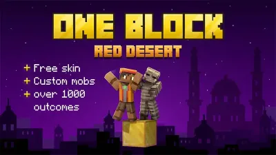 One Block Red Desert