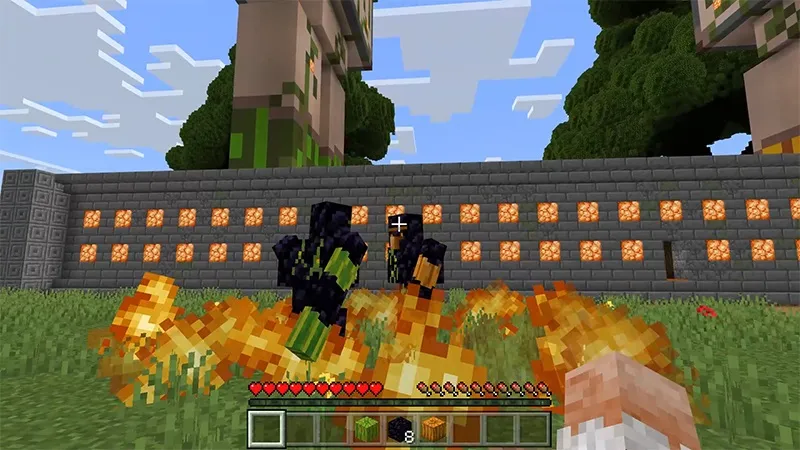 Golems+ Melon Vs. Pumpkin