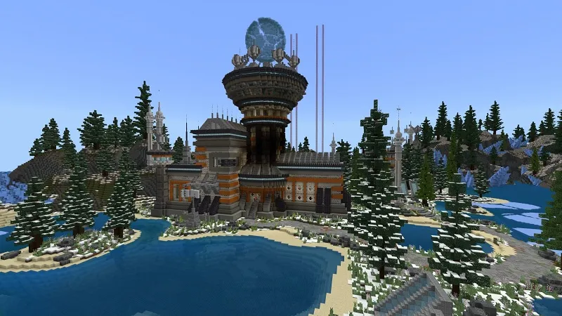 Winter Hacker Mansion