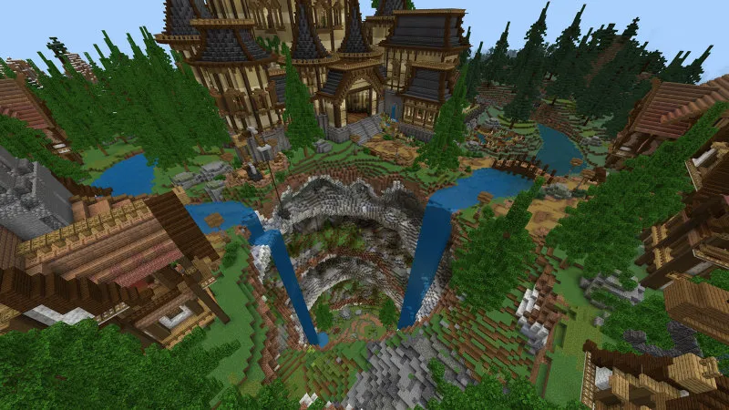 Medieval Hole Town