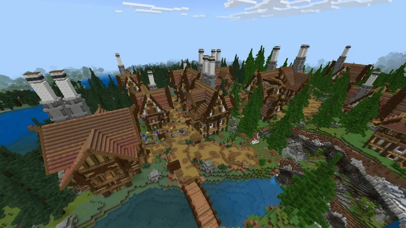 Medieval Hole Town