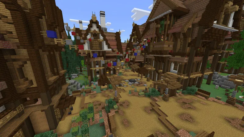 Medieval Hole Town