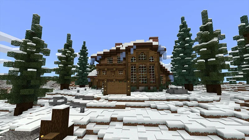 Noob VS Hacker Winter Bunkers