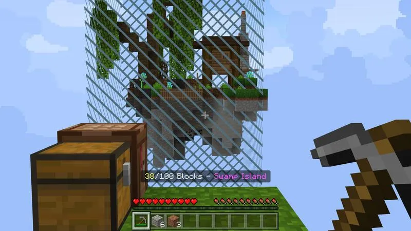 One Block: Raining Mobs