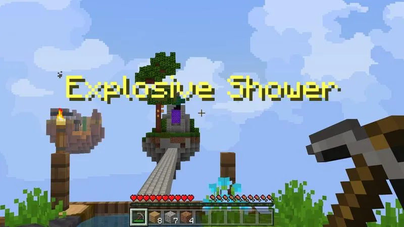 One Block: Raining Mobs