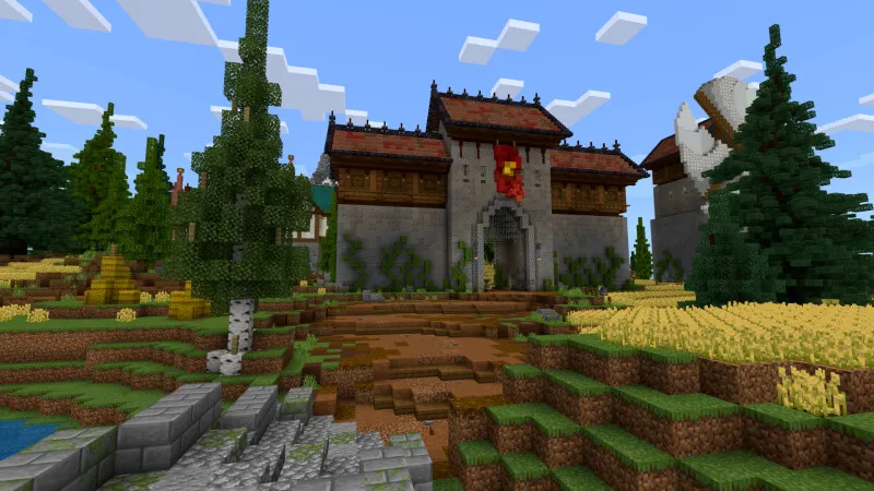 Cute Village Alpine