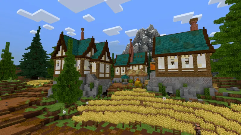 Cute Village Alpine